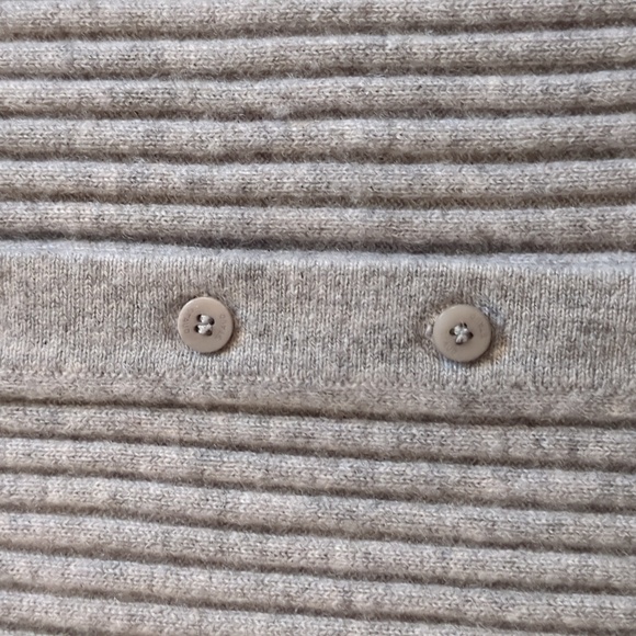 Staud 100% Cashmere Gray Knit Sweater Dress Size M - Picture 6 of 8